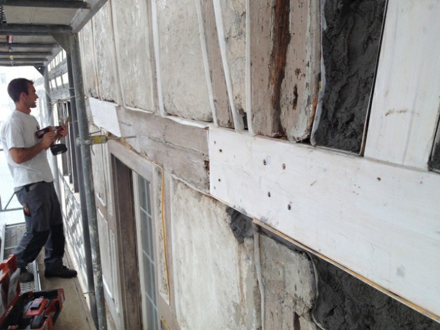 Instandstellung Riegelwand Altstadthaus Winterthur